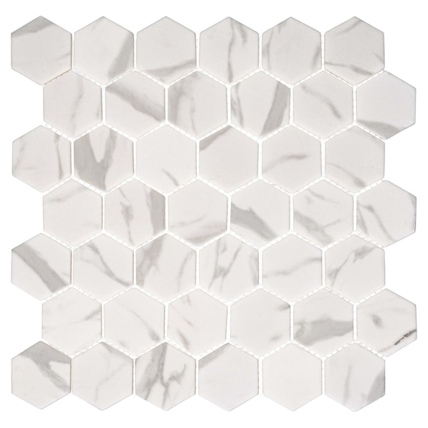 ANDOVA TILES Sansill 0.5 X 1.5 Glass Herringbone Mosaic Tile